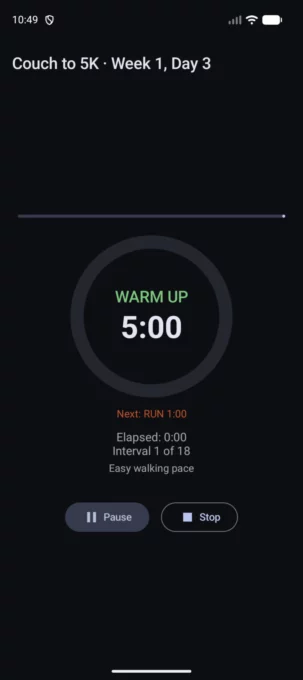 C2K — Couch to 5K & 10K screenshot 4