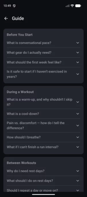 C2K — Couch to 5K & 10K screenshot 6