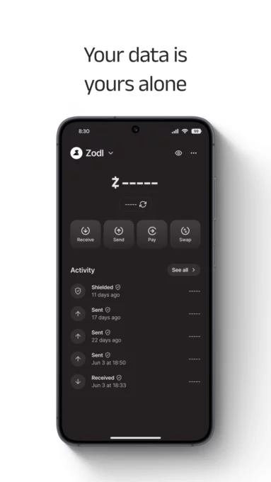 Zodl: Zcash Wallet screenshot 5