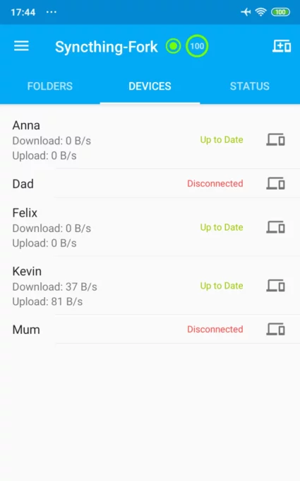 Syncthing-Fork screenshot 8