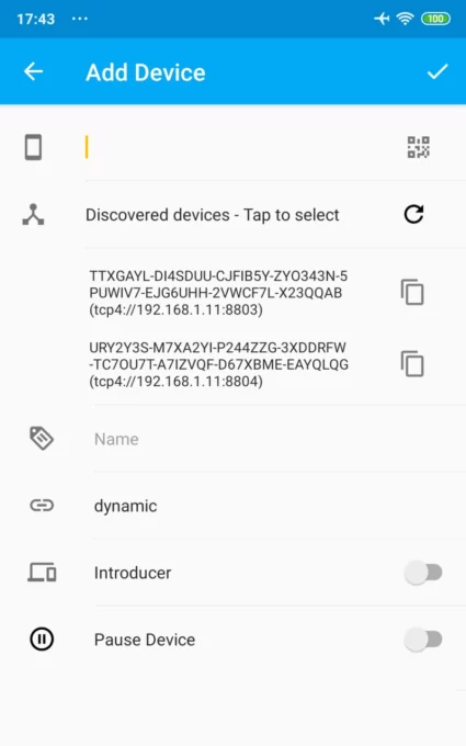 Syncthing-Fork screenshot 6