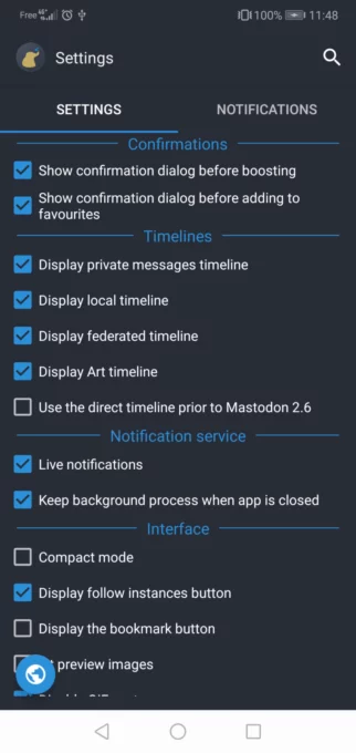 Fedilab screenshot 8