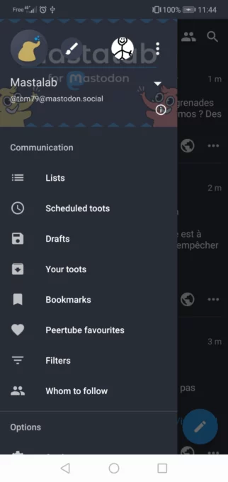 Fedilab screenshot 1