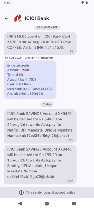 Clear SMS screenshot 4