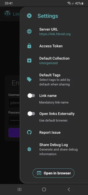 LinkDroid for Linkwarden screenshot 7