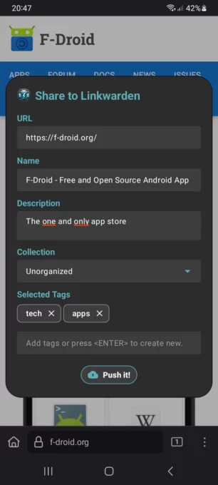 LinkDroid for Linkwarden screenshot 5