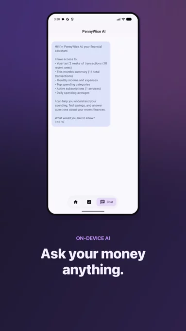 PennyWise: SMS Expense Tracker screenshot 2