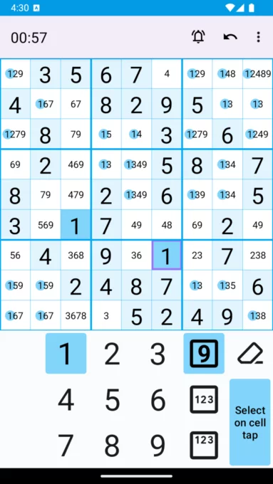 Open Sudoku screenshot 3