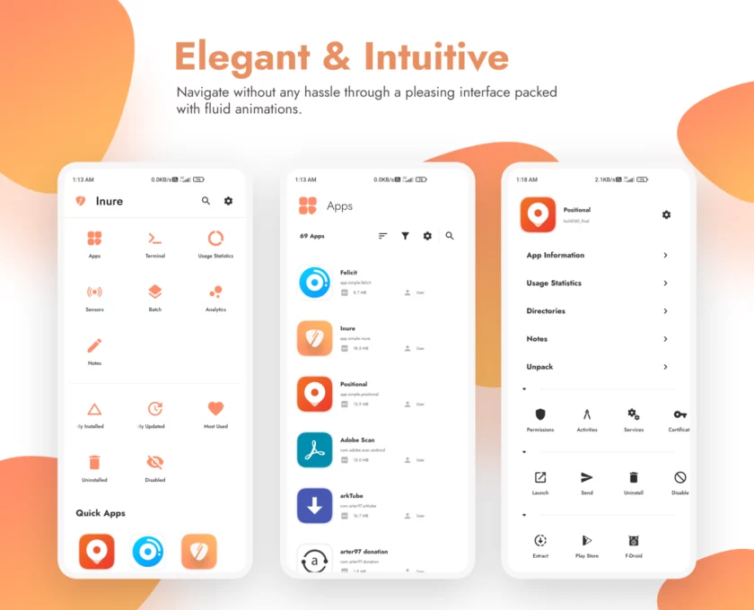 Inure App Manager (Trial) screenshot 2