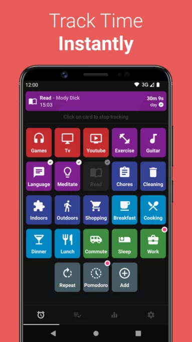 Simple Time Tracker screenshot 1