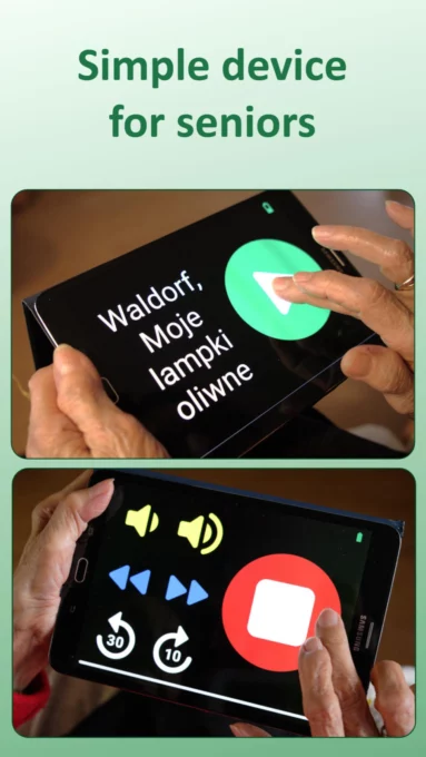Homer Audio Player for Seniors screenshot 1