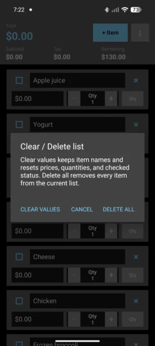 Shopping List Calculator screenshot 7
