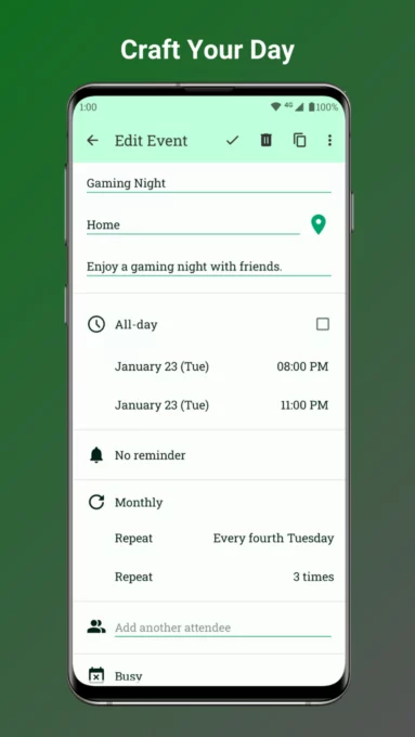 Fossify Calendar screenshot 5