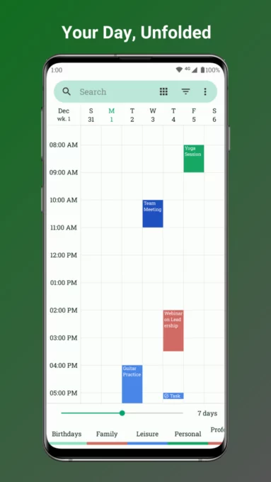 Fossify Calendar screenshot 3