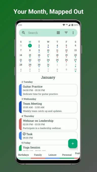 Fossify Calendar screenshot 4