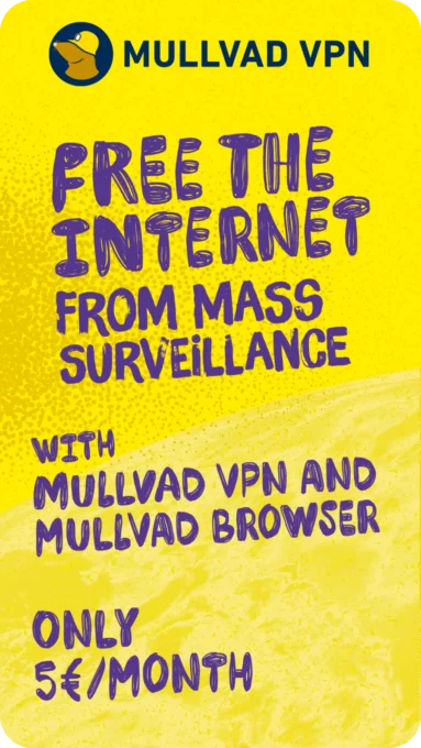 Mullvad VPN: privacy is a universal right screenshot 2