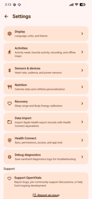 OpenVitals screenshot 7