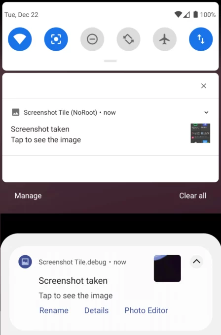 Screenshot Tile (NoRoot) screenshot 3