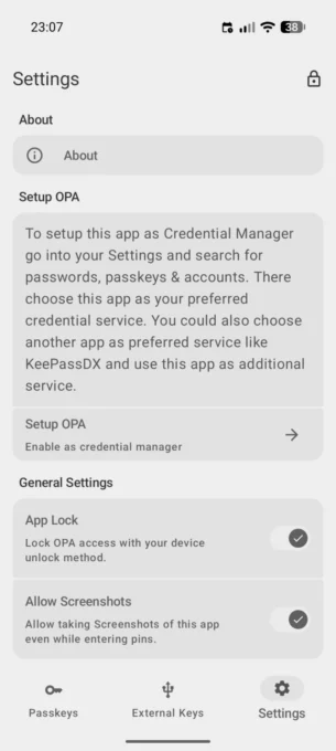 Open Passkey Authenticator screenshot 3