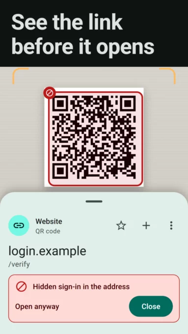 Verdetto: QR & Barcode Scanner screenshot 1