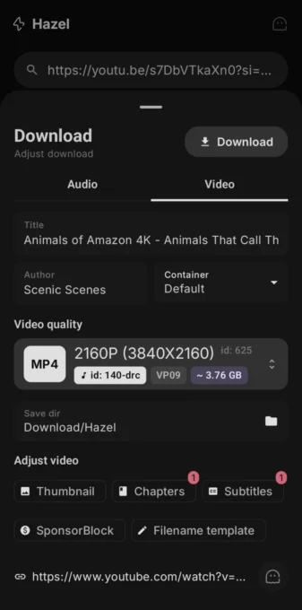 Hazel screenshot 5