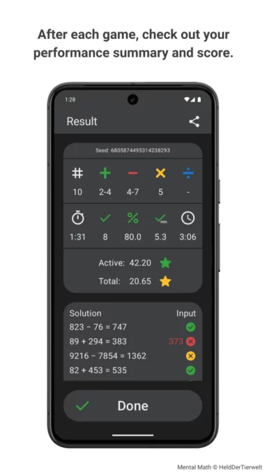 Mental Math screenshot 5
