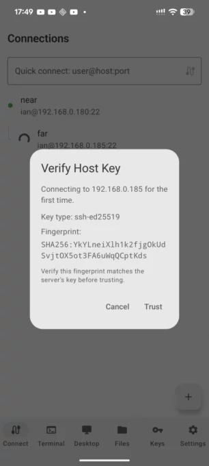Haven SSH Client screenshot 7