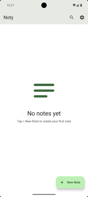 Noty - Notes in Notification screenshot 1