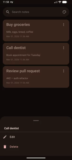 Noty - Notes in Notification screenshot 7