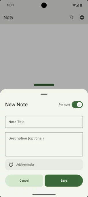 Noty - Notes in Notification screenshot 2