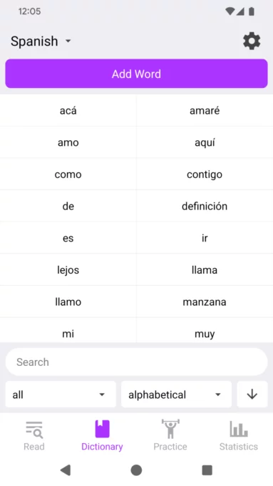 Language Dex screenshot 1