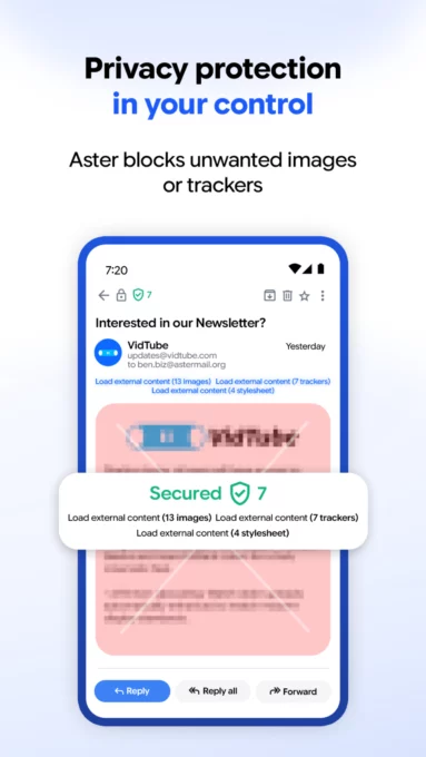 Aster Mail: Encrypted Email screenshot 3