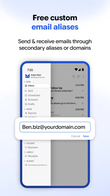 Aster Mail: Encrypted Email screenshot 5