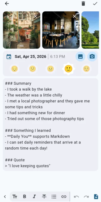 Daily You screenshot 8