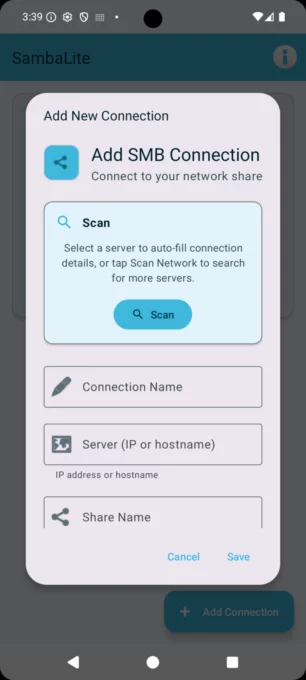 SambaLite screenshot 2