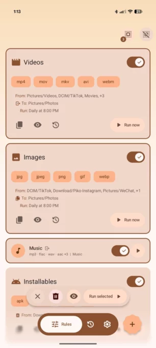 FilePipe: Auto Files Organizer screenshot 2