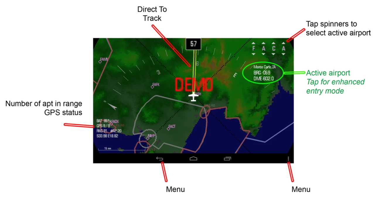 Kwik EFIS screenshot 1