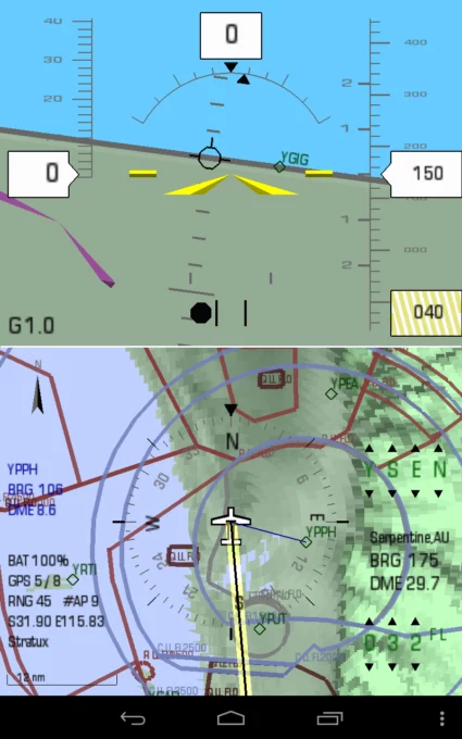 Kwik EFIS screenshot 3
