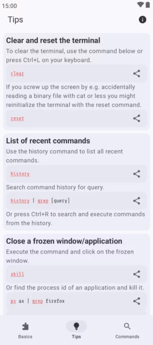 Linux Command Library screenshot 2