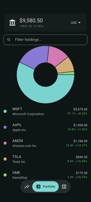 MarketMonk: Stock Tracker screenshot 2