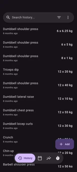 Flexify: Gym Workout Log screenshot 6