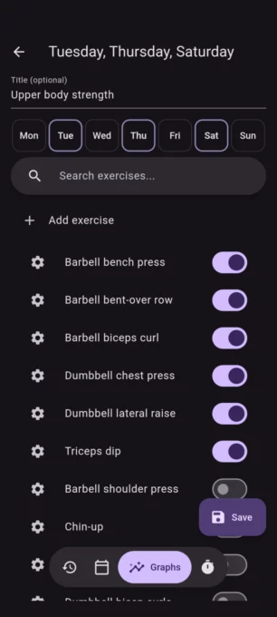 Flexify: Gym Workout Log screenshot 7