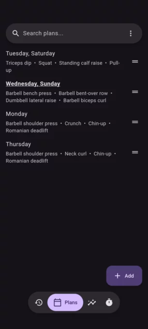 Flexify: Gym Workout Log screenshot 1