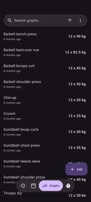 Flexify: Gym Workout Log screenshot 2