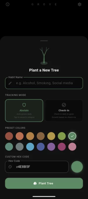 Grove screenshot 2