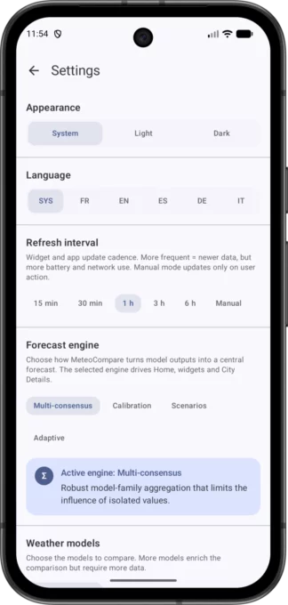 MeteoCompare screenshot 7