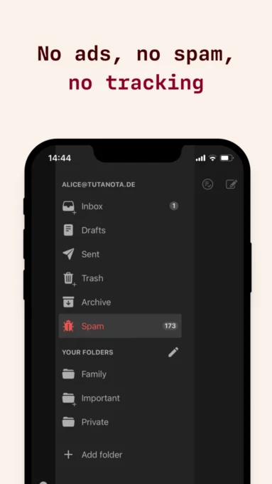 Tuta Mail screenshot 3