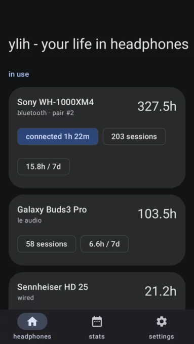 ylih - your life in headphones screenshot 5
