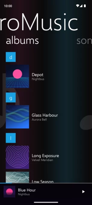 MetroMusic screenshot 2