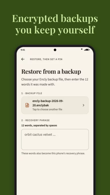 Encly: Encrypted Offline Notes screenshot 6